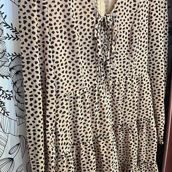 Spotted Ruffle Dress - Picture 2 of 2